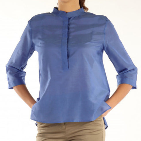 Blusa Donna con bottoncini Cobalto EMME MARELLA- Francavilla Moda